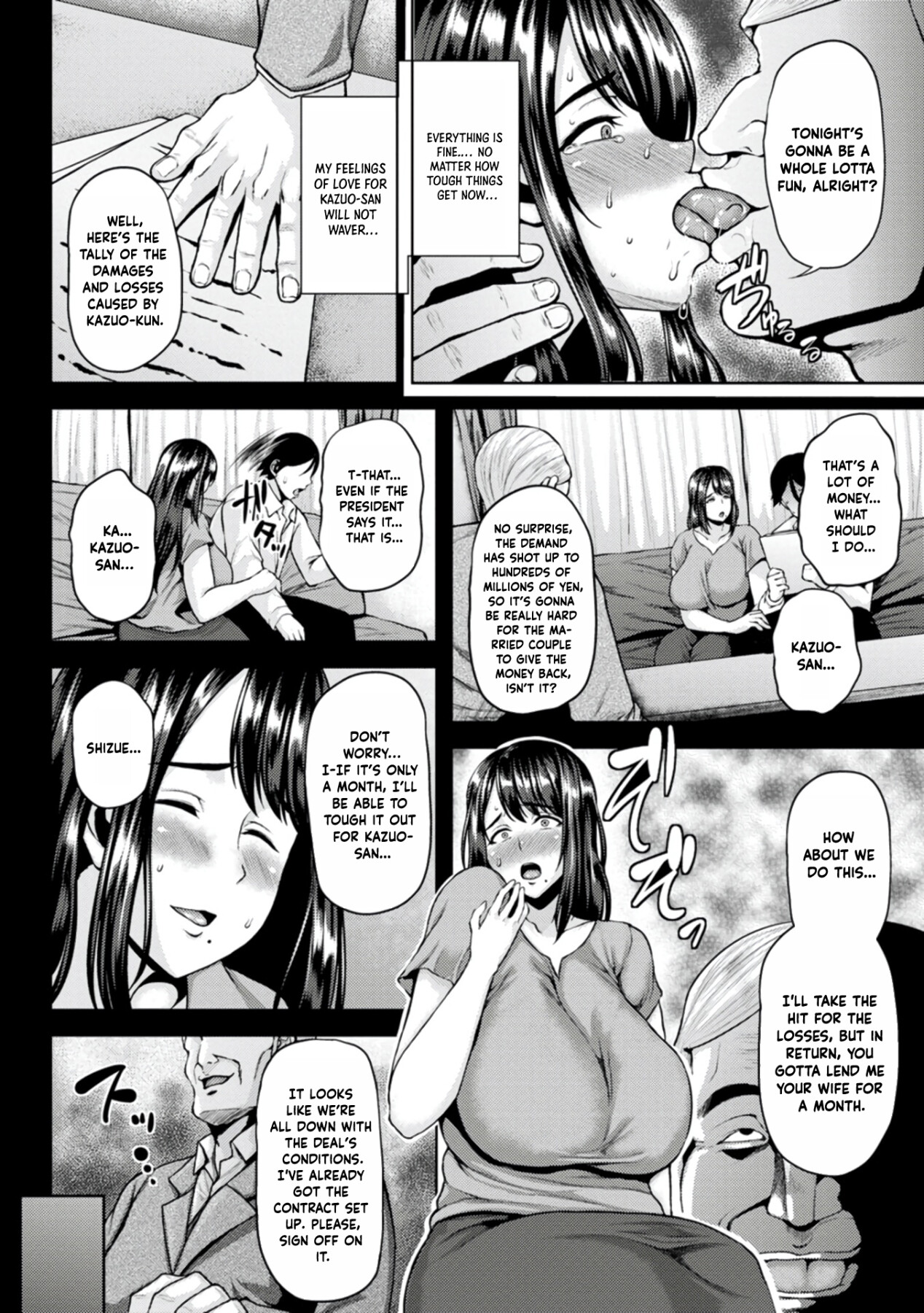 Hentai Manga Comic-The Wife Who Sold Her Body-Read-2